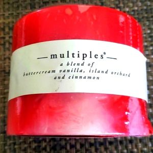 Pier 1 candle Multiples- buttercream vanilla,island orchid & cinnamon-brand new